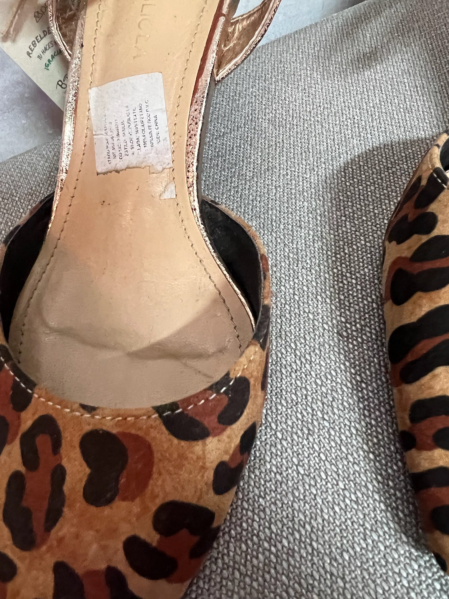 Tacones animal print