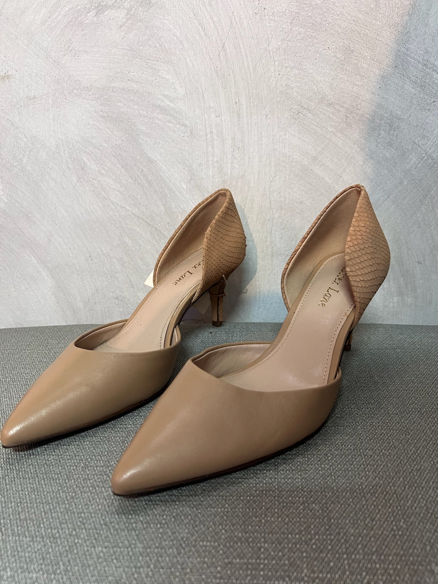 Tacones beige